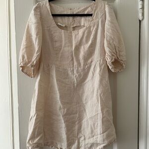 Handmade linen dress